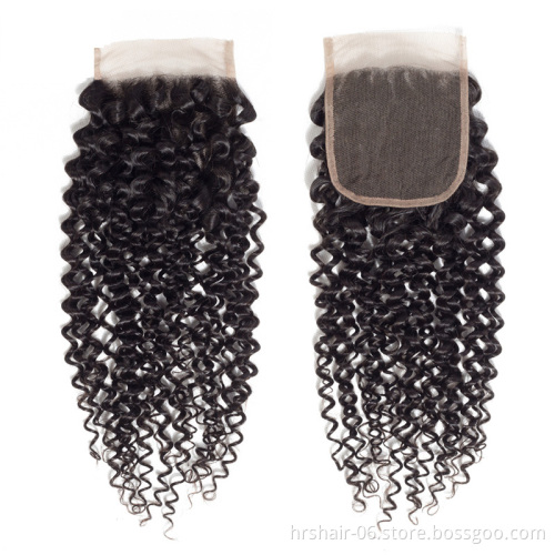 Brazilian Hair Bundles with closure  Remy Human Hair Bundles with lace Closure 100 Virgin Hair Weave